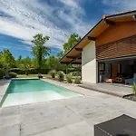 فيلة Contemporaine 14 Pers. Avec Piscine Chauffee Et Jardin - Dune Du Pyla Et Plages A Proximite - Fr-1-319-512 *