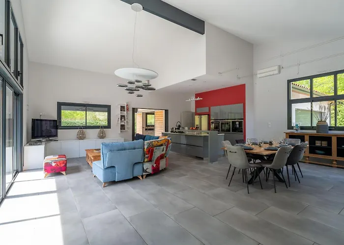 Contemporaine 14 Pers. Avec Piscine Chauffee Et Jardin - Dune Du Pyla Et Plages A Proximite - Fr-1-319-512 빌라 *