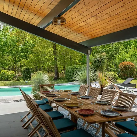 Contemporaine 14 Pers. Avec Piscine Chauffee Et Jardin - Dune Du Pyla Et Plages A Proximite - Fr-1-319-512 * Biscarrosse
