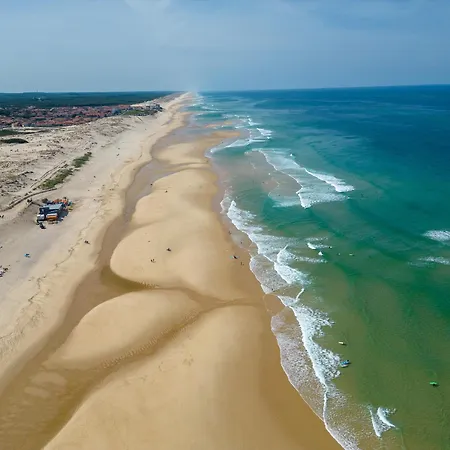 Contemporaine 14 Pers. Avec Piscine Chauffee Et Jardin - Dune Du Pyla Et Plages A Proximite - Fr-1-319-512 * Бискаррос