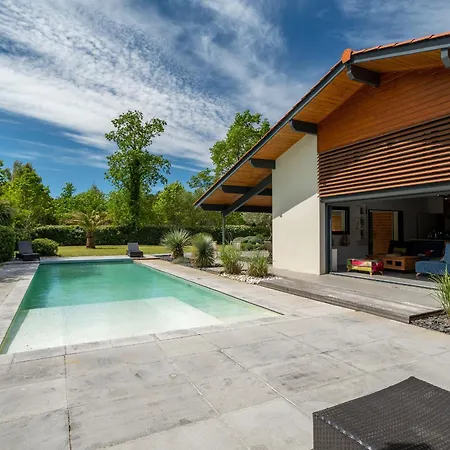 Contemporaine 14 Pers. Avec Piscine Chauffee Et Jardin - Dune Du Pyla Et Plages A Proximite - Fr-1-319-512 Biscarrosse