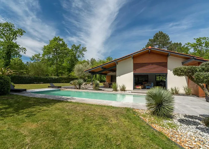 Contemporaine 14 Pers. Avec Piscine Chauffee Et Jardin - Dune Du Pyla Et Plages A Proximite - Fr-1-319-512 Villa